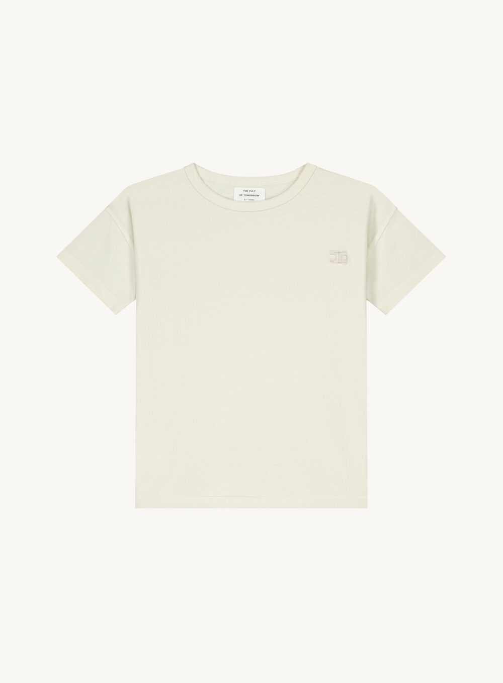 organic t-shirt off white