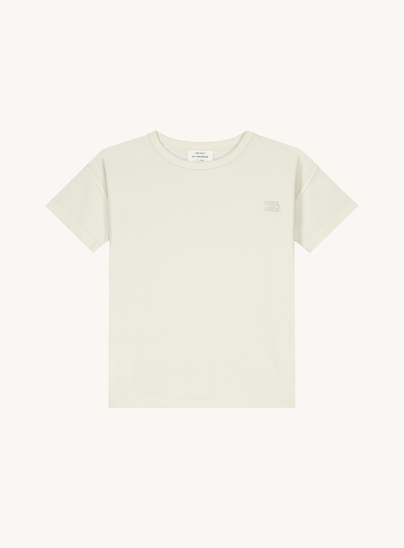 organic t-shirt off white